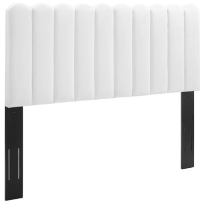 Headboards and Footboards Modway Furniture Delilah White MOD-6317-WHI 889654989400 Headboards White snow Twin White 