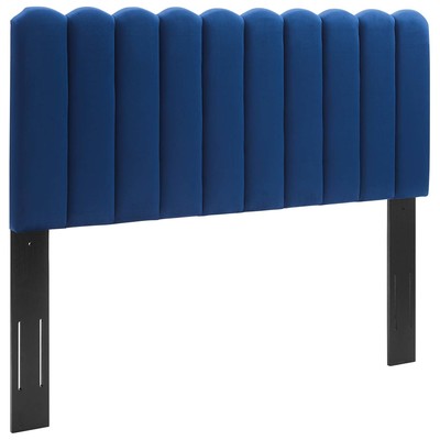 Headboards and Footboards Modway Furniture Delilah Navy MOD-6318-NAV 889654989356 Headboards Blue navy teal turquiose indig Full Queen Blue Navy Teal 