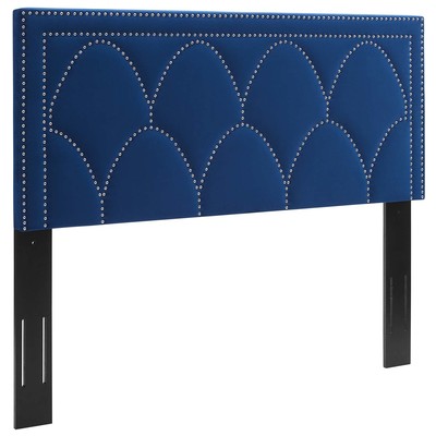 Headboards and Footboards Modway Furniture Greta Navy MOD-6320-NAV 889654989196 Headboards Blue navy teal turquiose indig Double Twin Blue Navy Teal 
