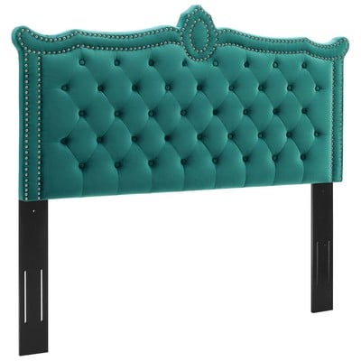 Headboards and Footboards Modway Furniture Louisa Teal MOD-6323-TEA 889654988939 Headboards Blue navy teal turquiose indig Twin Blue Teal 