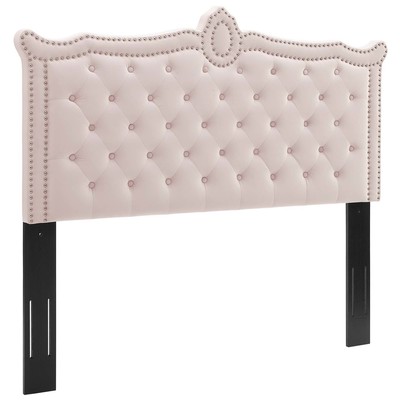 Headboards and Footboards Modway Furniture Louisa Pink MOD-6324-PNK 889654988861 Headboards Pink Fuchsia blush Full Queen 