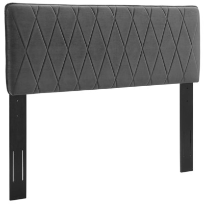 Headboards and Footboards Modway Furniture Leila Charcoal MOD-6344-CHA 889654988373 Headboards Full Queen 