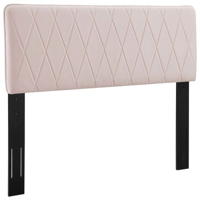 Headboards and Footboards Modway Furniture Leila Pink MOD-6344-PNK 889654988328 Headboards Pink Fuchsia blush Full Queen 