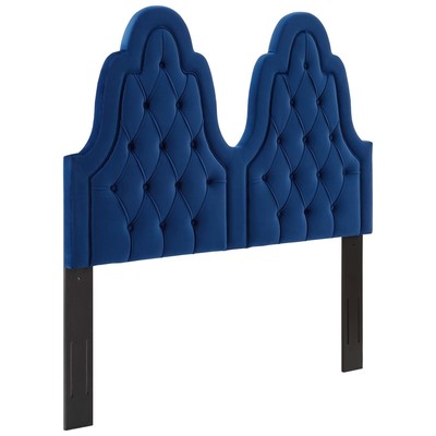 Headboards and Footboards Modway Furniture Augustine Navy MOD-6413-NAV 889654976646 Headboards Blue navy teal turquiose indig Twin Blue Navy Teal 