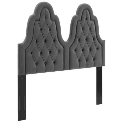 Headboards and Footboards Modway Furniture Augustine Charcoal MOD-6414-CHA 889654976608 Headboards Full Queen 