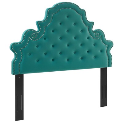 Headboards and Footboards Modway Furniture Diana Teal MOD-6416-TEA 889654976387 Headboards Blue navy teal turquiose indig Twin Blue Teal 