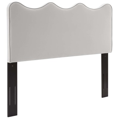 Headboards and Footboards Modway Furniture Athena Light Gray MOD-6519-LGR 889654976189 Headboards Gray Grey Twin Gray 