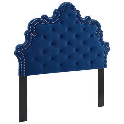 Headboards and Footboards Modway Furniture Arabella Navy MOD-6562-NAV 889654963981 Headboards Blue navy teal turquiose indig Twin Blue Navy Teal 