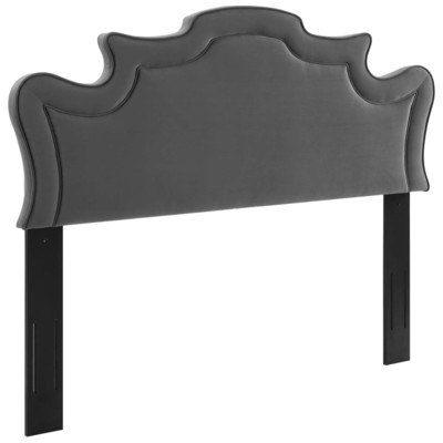 Headboards and Footboards Modway Furniture Evangeline Charcoal MOD-6572-CHA 889654963097 Headboards Full Queen 