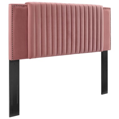 Modway Furniture Headboards and Footboards, Silver, Twin, Dusty Rose, Headboards, 889654959410, MOD-6661-DUS