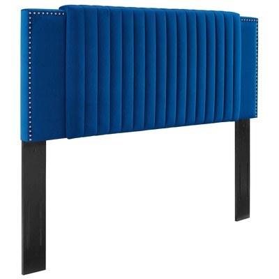 Headboards and Footboards Modway Furniture Felicity Navy MOD-6662-NAV 889654959366 Headboards Blue navy teal turquiose indig Full Queen Blue Navy Teal 