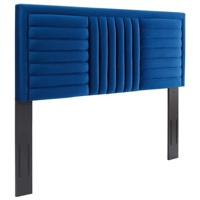 Headboards and Footboards Modway Furniture Believe Navy MOD-6664-NAV 889654959281 Headboards Blue navy teal turquiose indig Twin Blue Navy Teal 