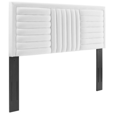 Headboards and Footboards Modway Furniture Believe White MOD-6664-WHI 889654959274 Headboards White snow Twin White 
