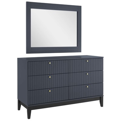Bedroom Chests and Dressers Modway Furniture Dakota Blue MOD-6960-BLU 889654229735 Bedroom Sets 30 - 50 in. Over 50 in. Under Over 60 in. Under 20 in. 20 - 30 in. Over 30 in. Under 