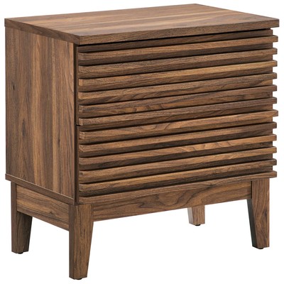 Night Stands Modway Furniture Render Walnut MOD-6964-WAL 889654933526 Case Goods 