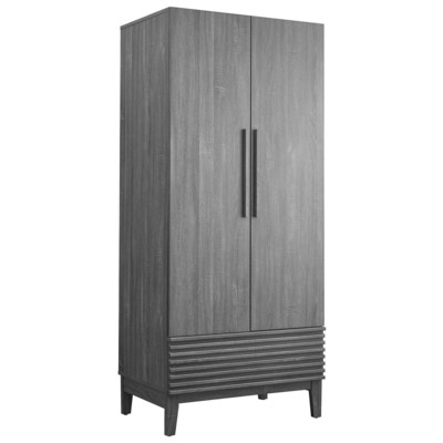 Armoires Modway Furniture Render Charcoal MOD-7072-CHA 889654269267 Case Goods 