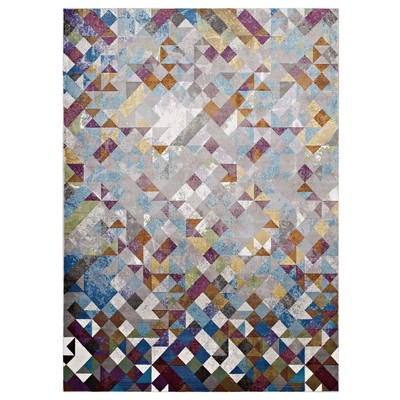 Rugs Modway Furniture Lavendula Multicolored R-1089A-46 889654114536 Rugs synthetics Olefin polyester po Area Rugs Area rugKids childre 