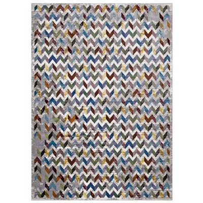 Rugs Modway Furniture Gemma Multicolored R-1093A-46 889654114741 Rugs synthetics Olefin polyester po Area Rugs Area rugKids childre 