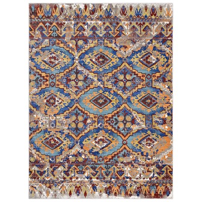 Rugs Modway Furniture Centehua Multicolored R-1118A-810 889654115304 Rugs Polyester synthetics Olefin po Area Rugs Area rugKids childre 