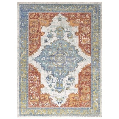 Rugs Modway Furniture Citlali Multicolored R-1122A-46 889654115403 Rugs Polyester synthetics Olefin po Area Rugs Area rugKids childre 