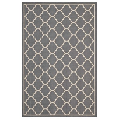 Rugs Modway Furniture Avena Gray and Beige R-1137B-46 889654974864 Rugs Beige Cream beige ivory sand n synthetics Olefin polyester po Area Rugs Area rugKids childre 
