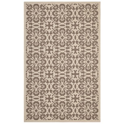 Rugs Modway Furniture Ariana Light and Dark Beige R-1142A-58 889654116134 Rugs Beige Cream beige ivory sand n synthetics Olefin polyester po Area Rugs Area rugKids childre 