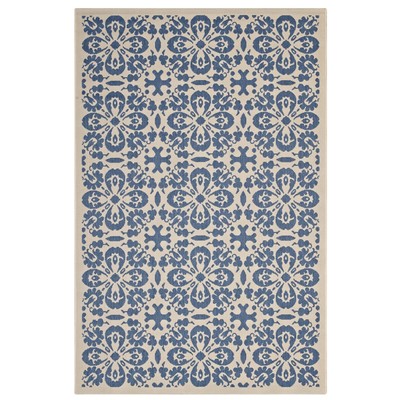 Rugs Modway Furniture Ariana Blue and Beige R-1142C-46 889654974666 Rugs Beige Blue navy teal turquiose synthetics Olefin polyester po Area Rugs Area rugKids childre 