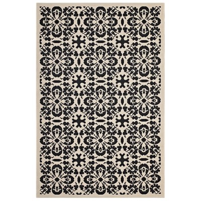 Rugs Modway Furniture Ariana Black and Beige R-1142E-58 889654116219 Rugs Beige Black ebonyCream beige i synthetics Olefin polyester po Area Rugs Area rugKids childre 