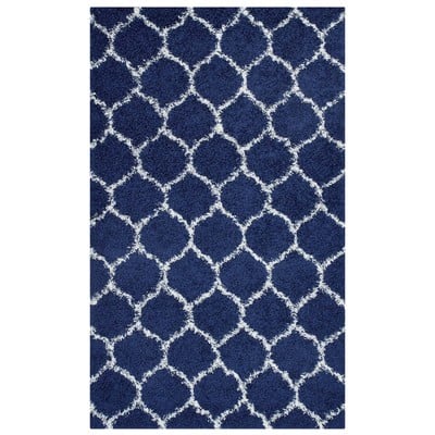 Rugs Modway Furniture Solvea Navy and Ivory R-1143A-810 889654116240 Rugs Blue navy teal turquiose indig Jute and Sisal jute sisalsynth Area Rugs Area rugKids childre 
