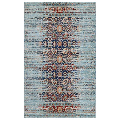 Rugs Modway Furniture Naria Multicolored R-1146A-58 889654116592 Rugs Jute and Sisal jute sisalsynth Area Rugs Area rugKids childre 