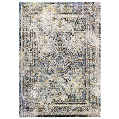 Rugs Modway Furniture Success Multicolored R-1164A-46 889654142782 Rugs synthetics Olefin polyester po Area Rugs Area rugKids childre 
