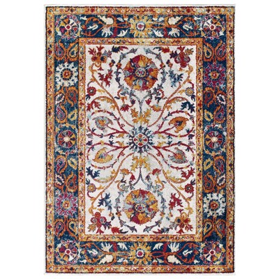 Rugs Modway Furniture Entourage Multicolored R-1174A-810 889654143154 Rugs synthetics Olefin polyester po Area Rugs Area rugKids childre 