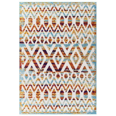 Rugs Modway Furniture Reflect Multicolored R-1177B-58 889654143284 Rugs Jute and Sisal jute sisalsynth Area Rugs Area rugKids childre 