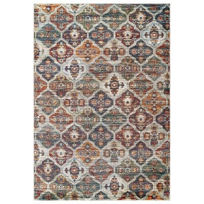 Rugs Modway Furniture Tribute Multicolored R-1185A-810 889654143550 Rugs Polyester synthetics Olefin po Area Rugs Area rugKids childre 