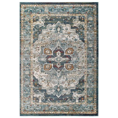 Rugs Modway Furniture Tribute Multicolor R-1190A-810 889654143659 Rugs Polyester synthetics Olefin po Area Rugs Area rugKids childre 