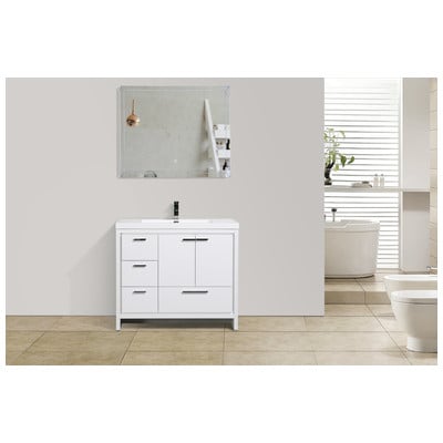 Bathroom Vanities Moreno Bath Mod High Gloss White Rich Finish MD642LGW 40-50 25 