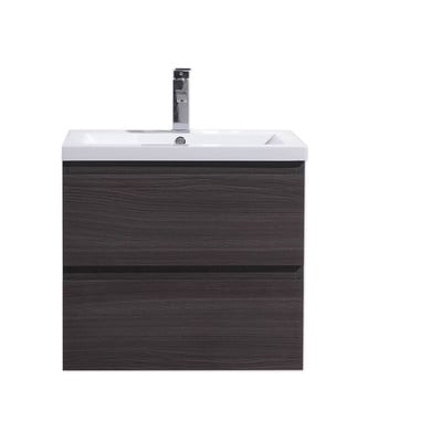 Bathroom Vanities Moreno Bath Mob Dark Grey Oak Durable Finish MOB24-WB Under 30 Wall Mount Vanities 25 