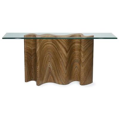 Accent Tables Oggetti Showtime Kiln Dried Marine Plywood Rattan Strips Light and Medium Brown INDOOR ONLY 04-ST ZZ CNS Brownsable Accent Tables accentConsole Si Complete Vanity Sets 