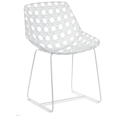 Oggetti Chairs, White,snow, ArmChairs,Arm ChairSide Chairs,side chair, Complete Vanity Sets, Schema, Galvanized Iron, OUTDOOR & INDOOR, 49-OCT SC/WHT