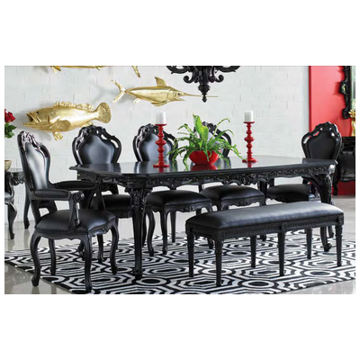 Dining Room Tables PolArt 703 Dining Collection High quality polyresin frame Multiple options Multiple options 703-B-SET Metal Aluminum BRONZE Iron Gun 