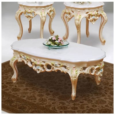 Coffee Tables PolRey 108 108AM CreambeigeivorysandnudeGoldSil Marble Complete Vanity Sets 