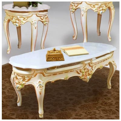 Coffee Tables PolRey 116 116AM CreambeigeivorysandnudeGoldSil Marble Complete Vanity Sets 