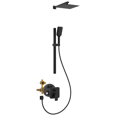 Shower Systems Pulse Brass Stainless Steel Oil-Rubbed Bronze Oil-Rubbed Bronze 3008-ORB-1.8GPM 810028372634 Rain BRONZE Oil-Rubbed BronzeNickel 