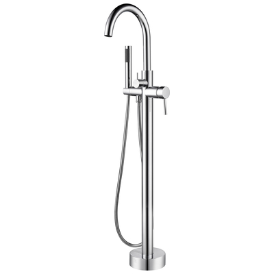 Pulse Clawfoot Freestanding Tub Faucets, Chrome, Brass, 810028370852, 3021-FSTF-CH
