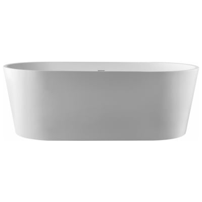 Pulse Free Standing Bath Tubs, Acrylic,Fiberglass, White, Acrylic, 810028372917, PT-1003