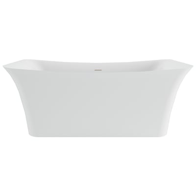 Free Standing Bath Tubs Pulse PULSE Tubs Acrylic White White PT-1079 810028372979 Acrylic Fiberglass 