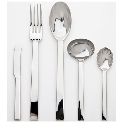 Flatware Ricci Argentieri Rapallo Stainless Steel Silver 1046 00644907010467 Complete Vanity Sets 