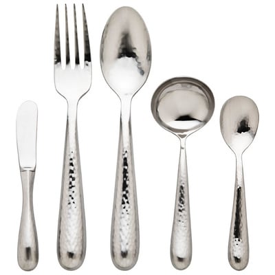 Flatware Ricci Argentieri Florence Stainless Steel Satin 5501 00644907055017 Complete Vanity Sets 