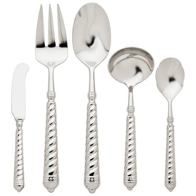 Flatware Ricci Argentieri Spirale Stainless Steel silver 5901 00644907059015 Complete Vanity Sets 