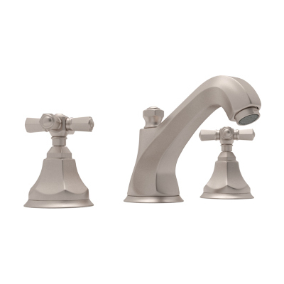 Rohl Bathroom Faucets, Widespread, Transitional,Widespread, Bathroom,Widespread, Transitional, ROHL LAV FCT & TRIM, Lavatory Faucet, 824438241602, A1908XMSTN-2